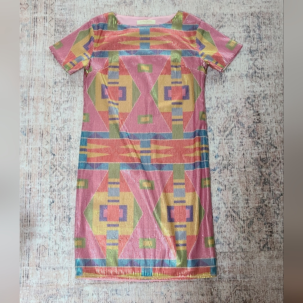 B yellowtail seqiun sheath dress
